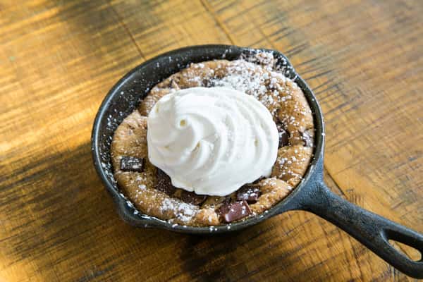 Triple Chocolate Skillet Cookies