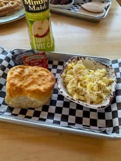 Kids Biscuit and Scrambled Egg