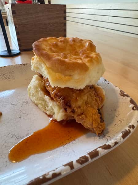 Hot Honey Chicken Biscuit