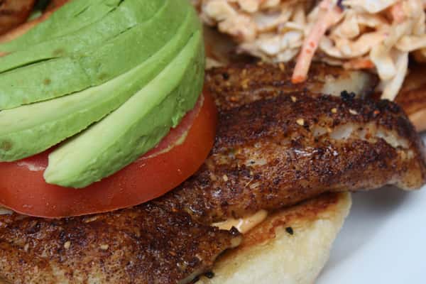 Ancho Grilled Grouper Sandwich