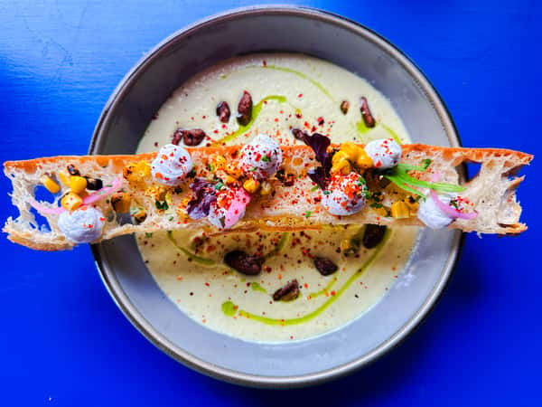 Roasted cauliflower soup