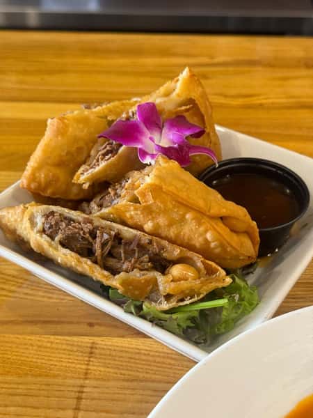 plate of caribbean food