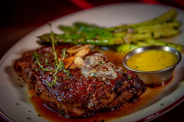steak & asparagus