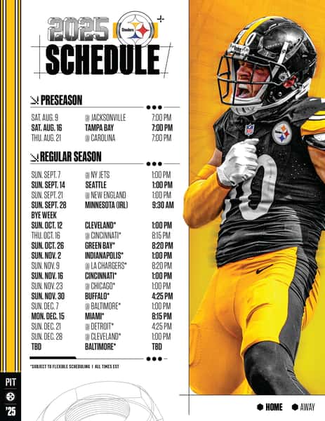 Steelers 2025 Schedule