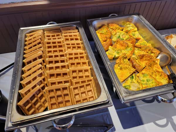 waffles & quiche