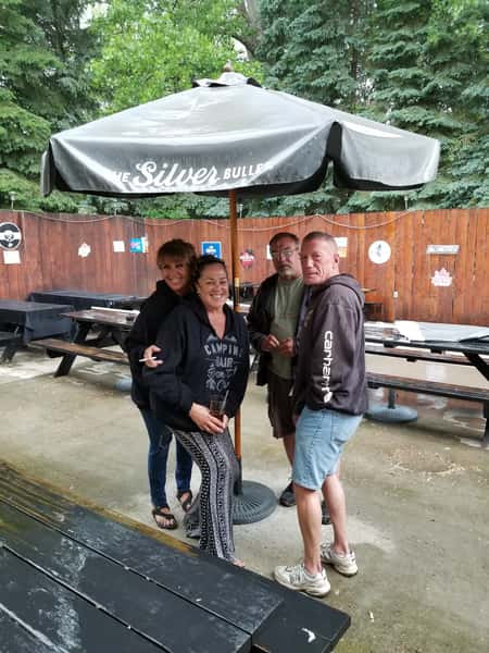 customers on patio