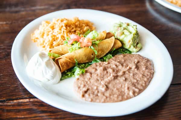 Taquitos Menu La Veracruzana Mexican Restaurant