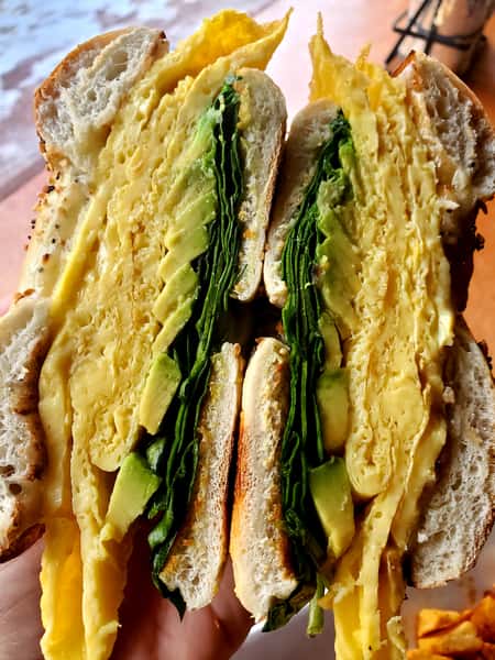 The Veggie Egg Sandwich