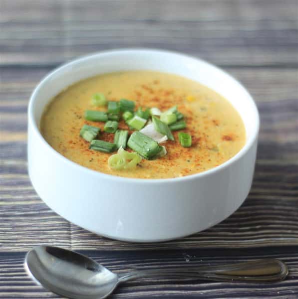 Sweet Corn and Crab Bisque