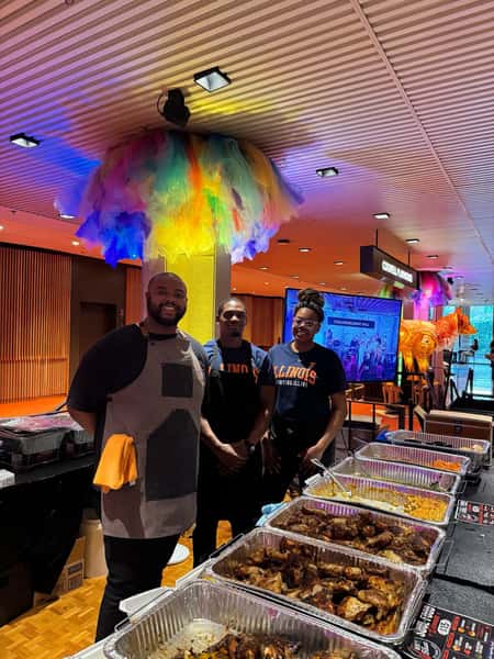 THANK YOU, KRANNERT CENTER! 💙🎶
We had an amazing time serving at the Krannert Center Opening Night Party last Thursday!
A huge thank you to the Krannert Center team for inviting Neil St. Blues to be a vendor and to everyone who stopped by and supported us throughout the night. We were proud to serve 300+ guests during an incredible evening of music, performances, community, and great energy.
We love being a part of events like this — whether it’s a wedding, university program, corporate event, community gathering, or private celebration, we’re ready to bring the food and hospitality.
Planning an event?
Catering inquiries: www.neilstblues.com/catering
Thank you again, Krannert Center, for having us. We were honored to be part of Opening Night!
#NeilStBlues #KrannertCenter #OpeningNight #ChampaignIL #ChampaignUrbana Catering EventCatering SoulFood UniversityOfIllinois CUEvents