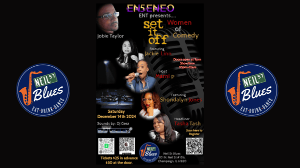 women of comedy comedy show at Neil St blues in champaign il next to university of illinois campus