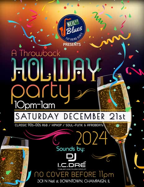 Throwback Holiday Party at Neil St. Blues 2025