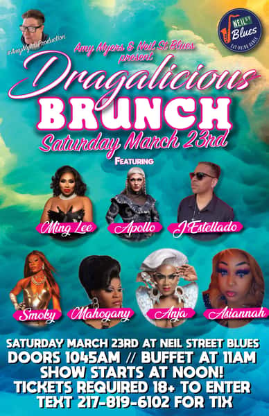 DRAG BRUNCH champaign il neil st blue best fried chicken