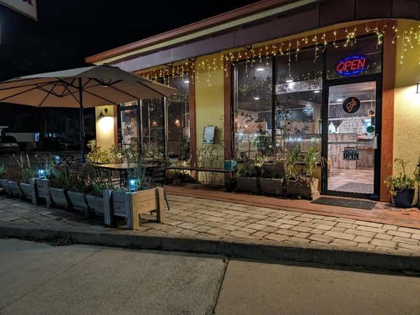 Front of the restaurant.