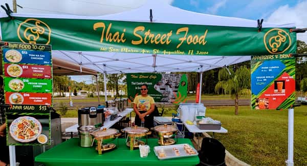 Thai Street Cafe Booth at Sunday Farmer's Market