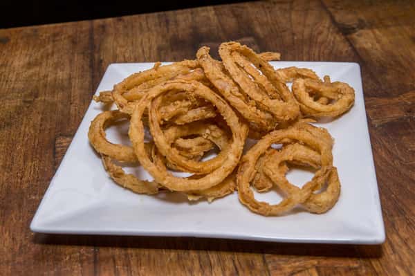 assortment of onion rings