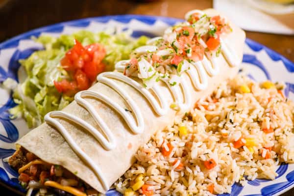 Enchilada Style Burrito