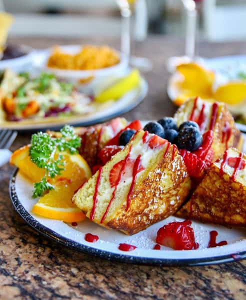 Berries & Cream Pancakes