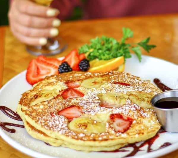 Strawberry Banana Pancakes