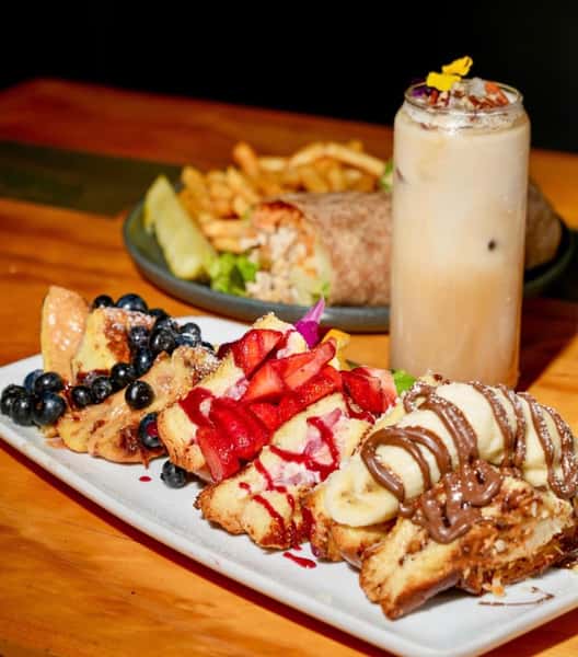 Trio Stuffed French Toast