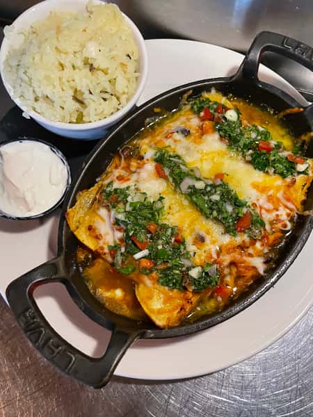 CHICKEN ENCHILADAS