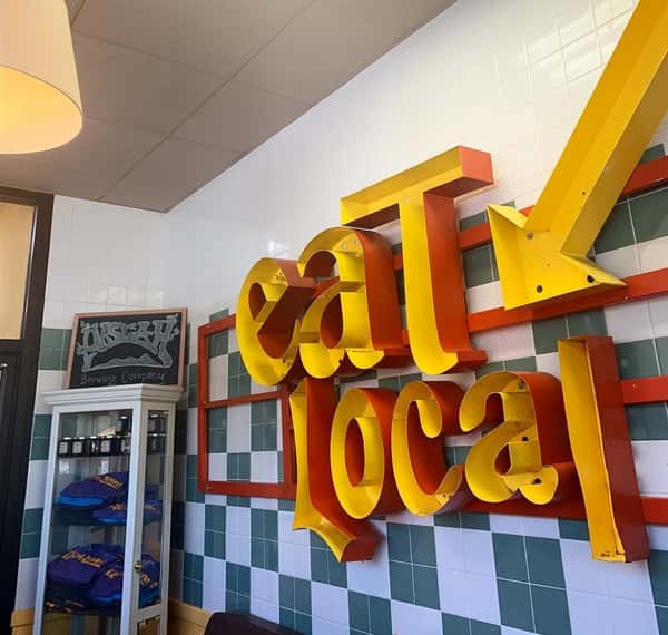Eat local sign