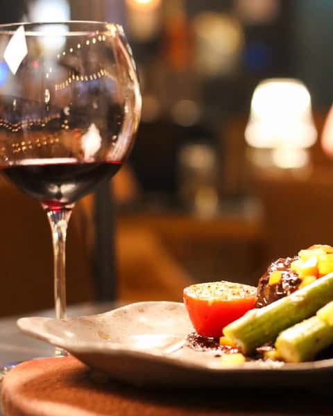 wine and food