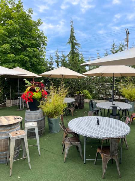 Front patio day time