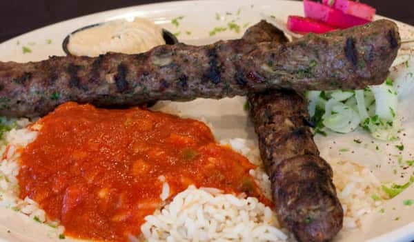 Kafta Kebob Dinner
