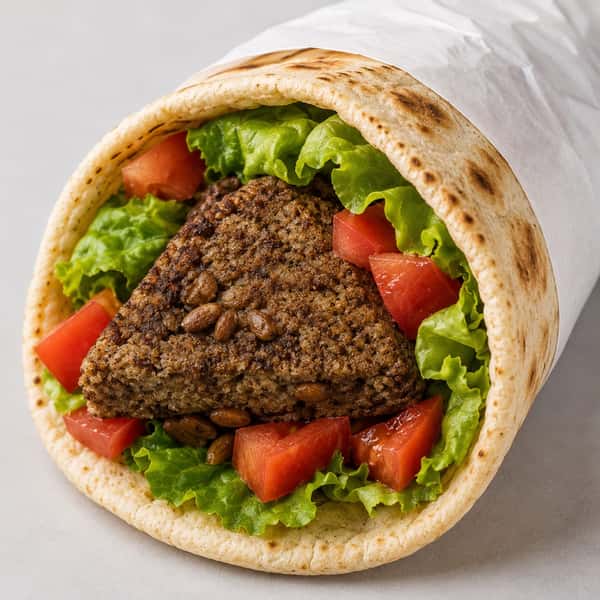 Baked Kibbeh Sandwich