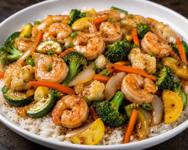 L-Shrimp Stir Fry