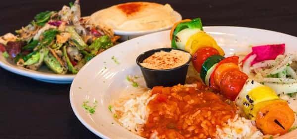 Veg. Kebob Combo