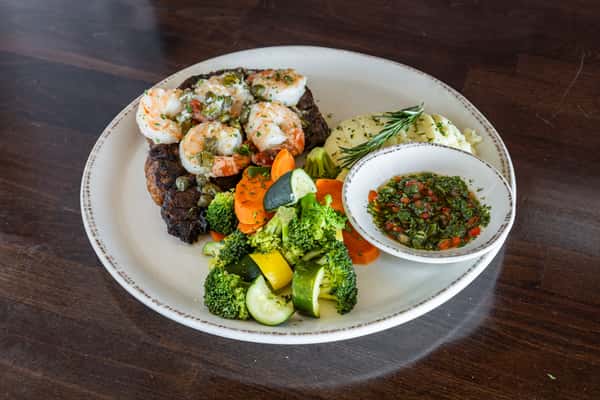 Ribeye & Shrimp Scampi