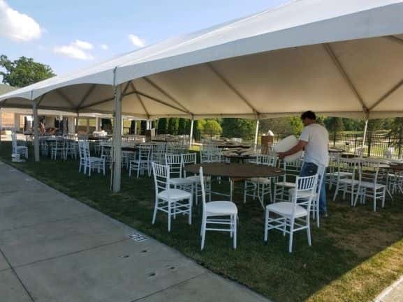 wedding setup