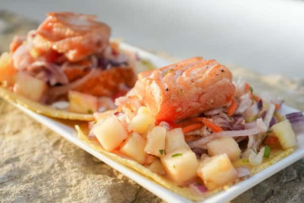 seafood taco appetizer