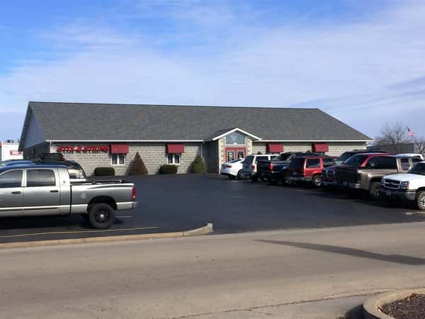 A view of the outside of the establishment