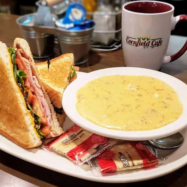 Grilled club sandwich