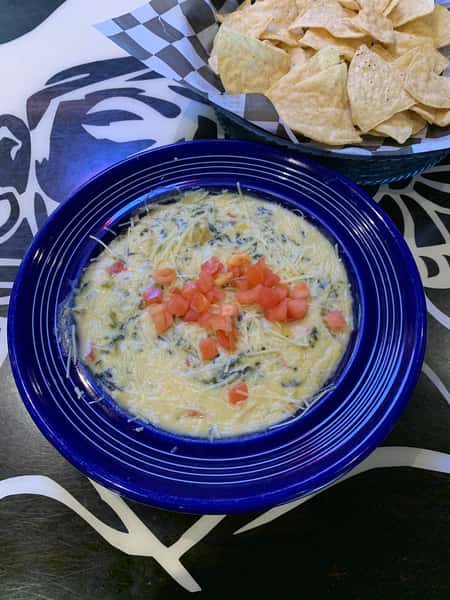 Spinach Artichoke Queso