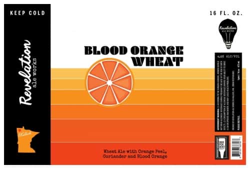 Revelation Ale Works Blood Orange Wheat