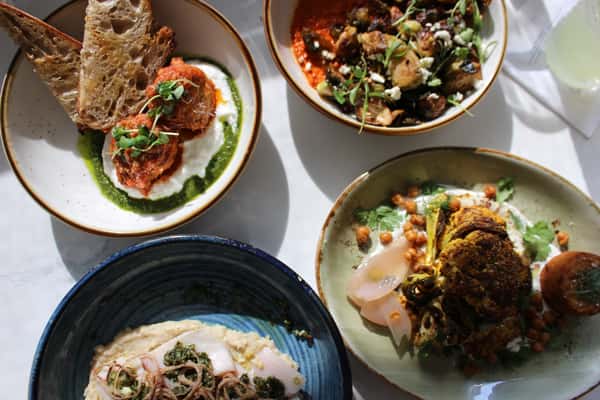 dinner spread