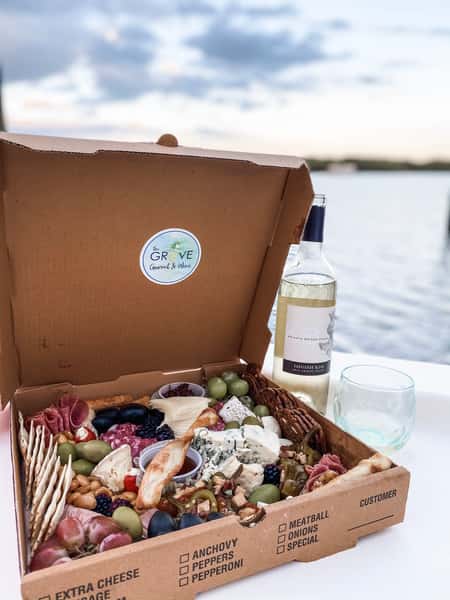 Not your ordinary pizza box charcuterie board