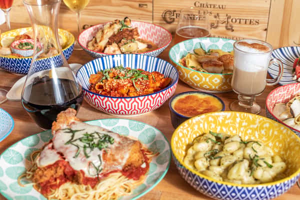 spread of dishes
