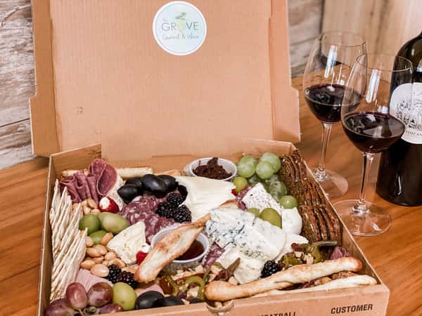 Not Your Ordinary pizza charcuterie box