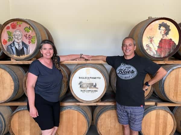 Jen & Luis Baglio di Pianetto Winery