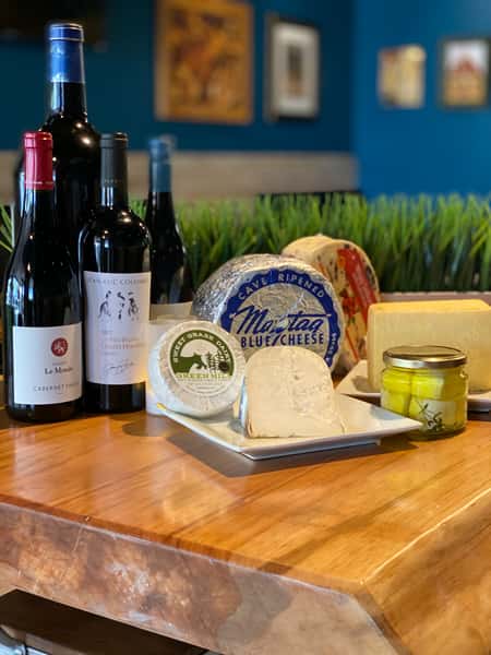 wine and cheese