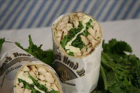Grilled Chicken / Broccoli Rabe Wrap