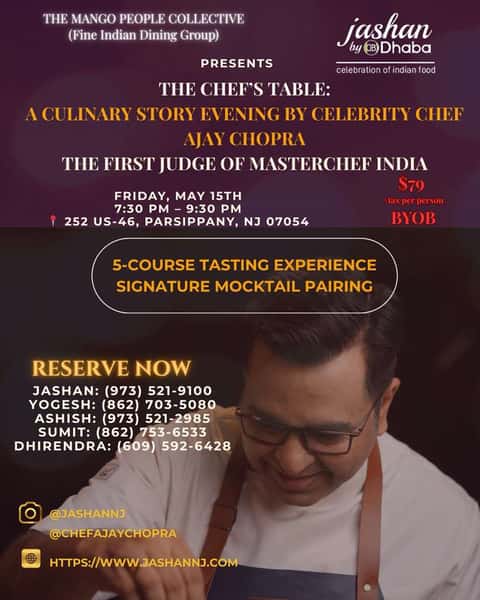 A Culinary Story with Chef Ajay Chopra - Jashan by Dhaba - Indian ...
