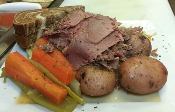 Corned Beef and Cabbage Dinner