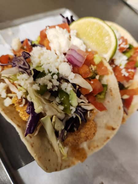 Lunch Catfish Tacos
