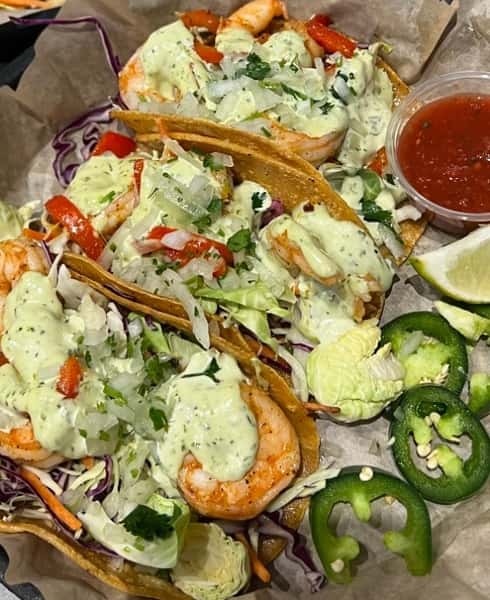 Three Drunken Shrimp California Taco